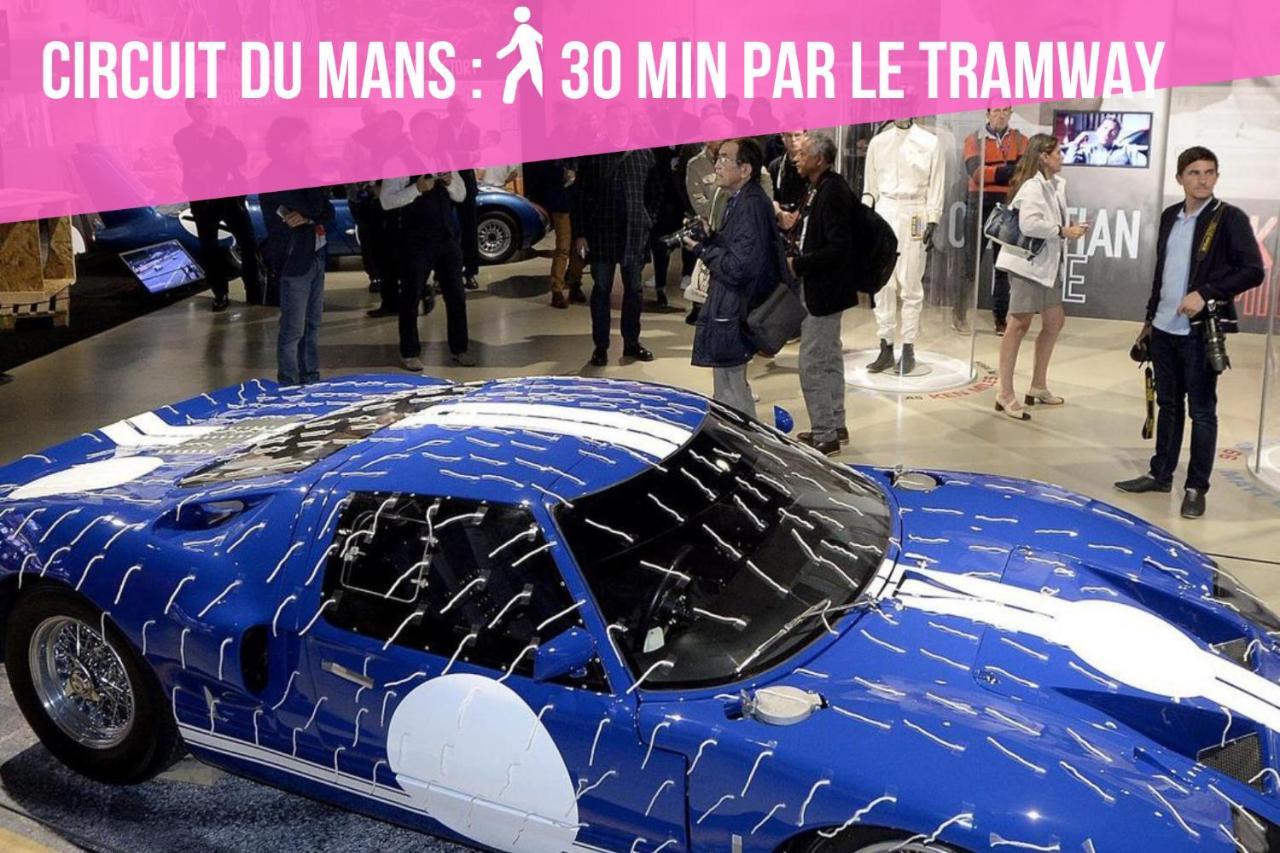 Tramway 11 Jaures Cosy Proche Gare Daire Le Mans Dış mekan fotoğraf